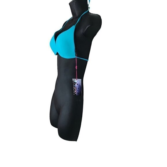 Nwt Southbeach  Bikini Top In Vibrant Blue Size S - Picture 4 of 8